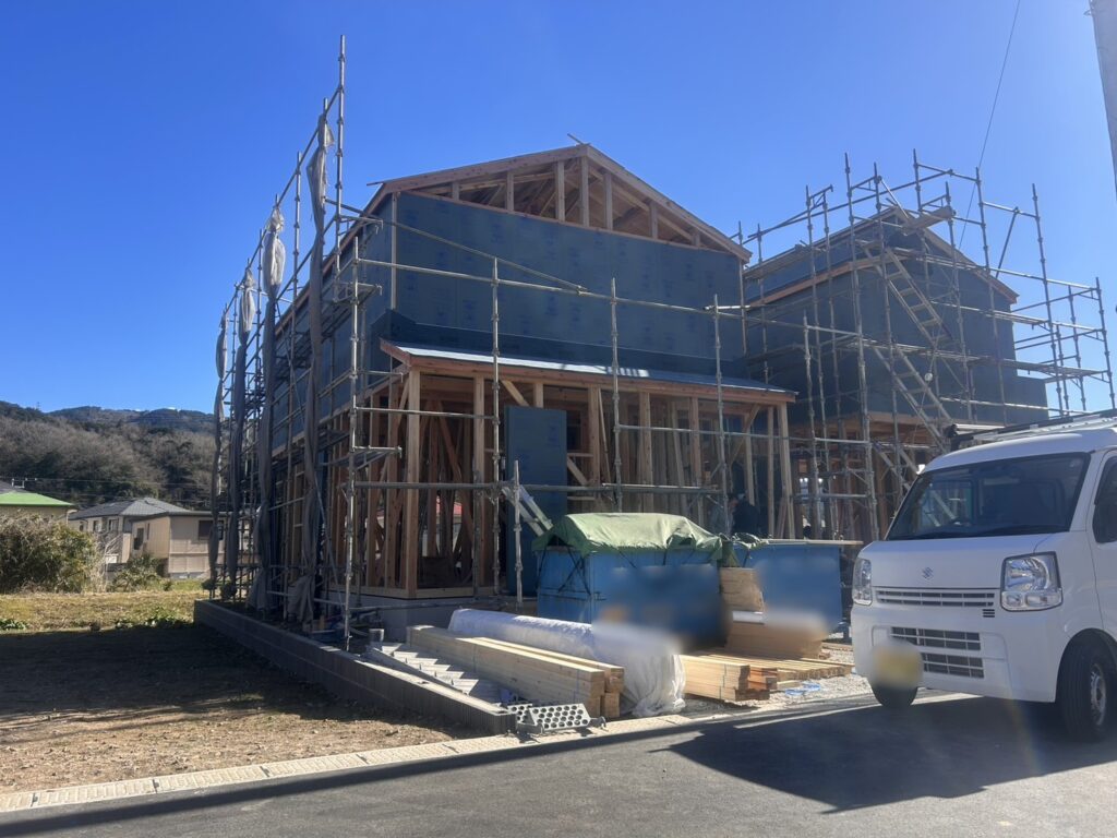 上棟しました！（R8.1.23撮影）