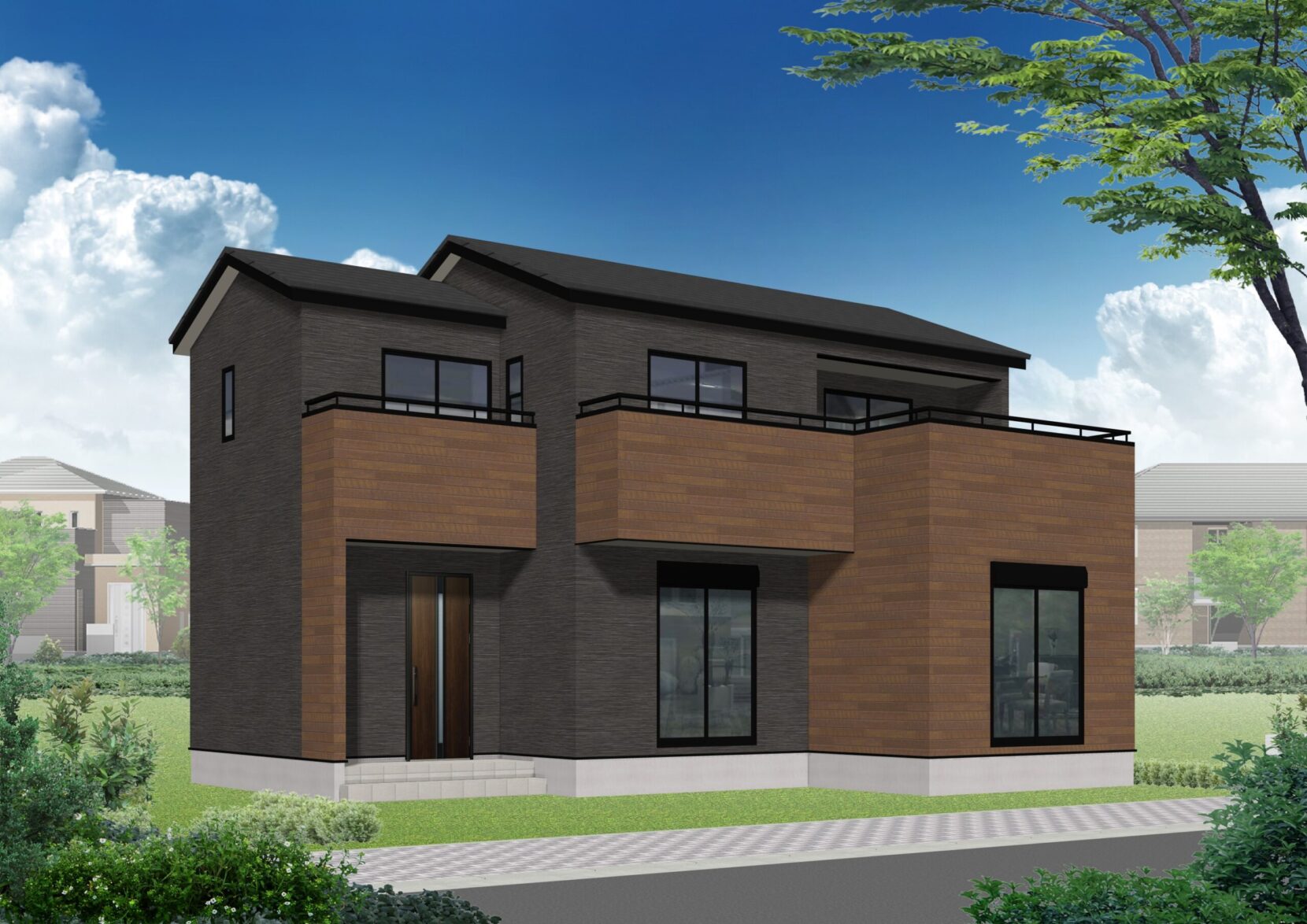 島田市岸町6期 西棟【木工事】