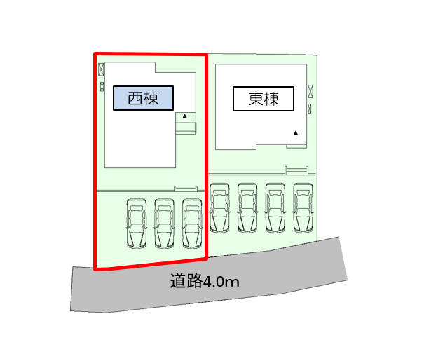 四日市市川島町　西棟【内覧可能】