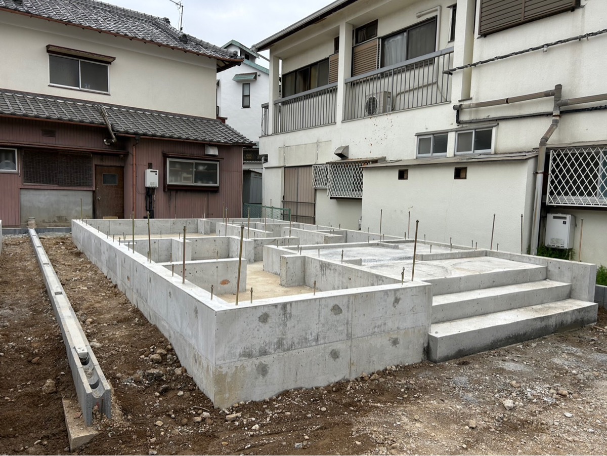 三島市東町西棟【基礎工事】