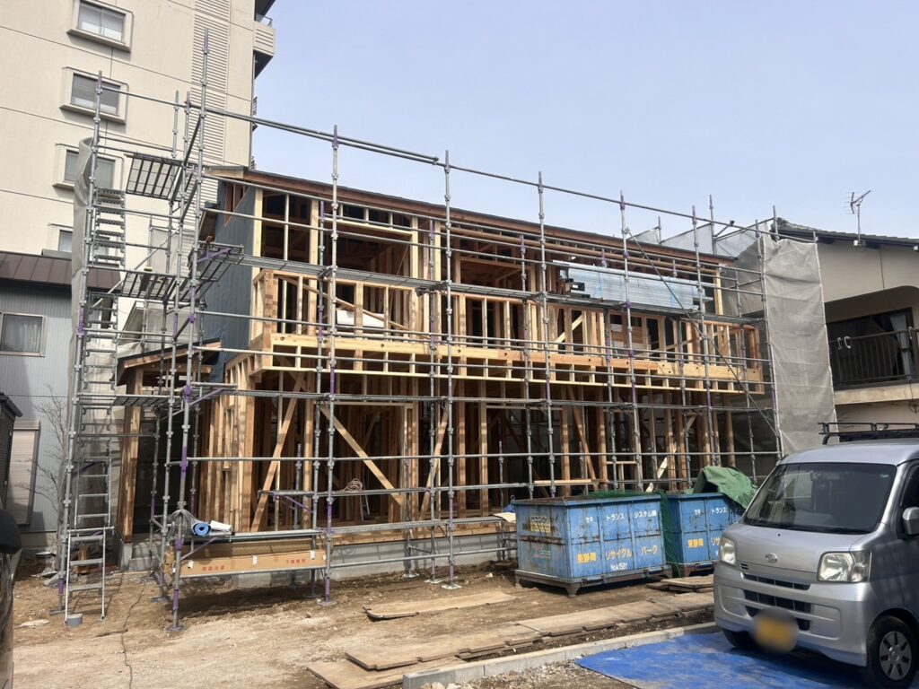 上棟しました！（R8.3.9撮影）