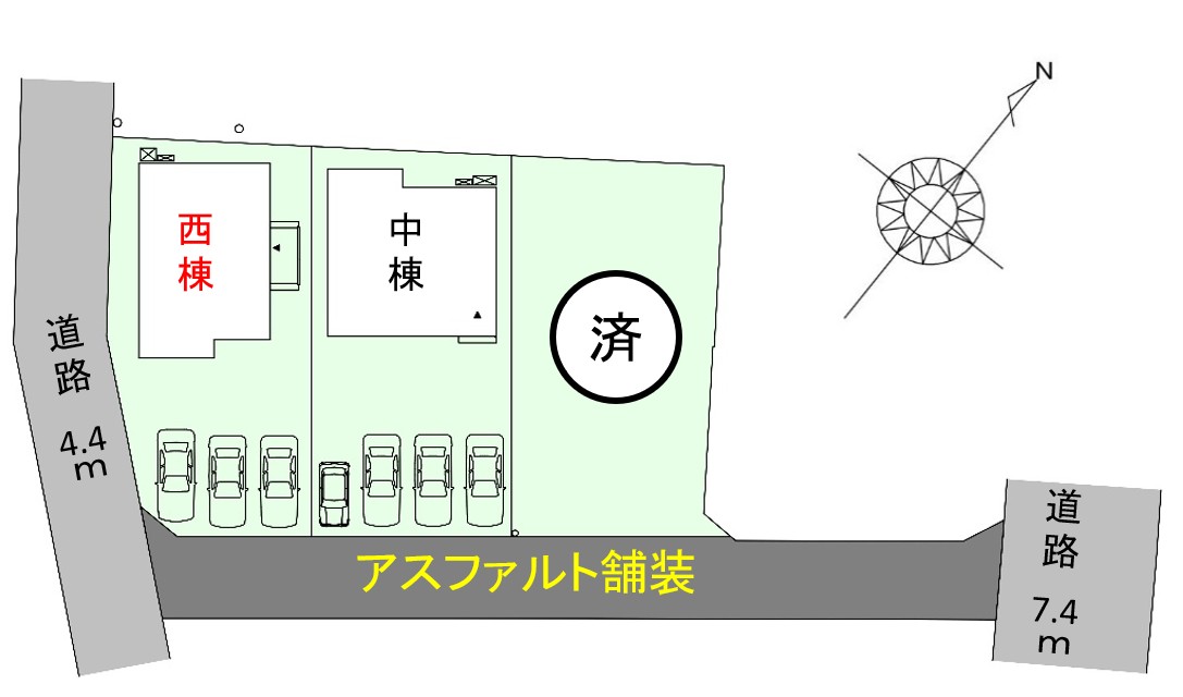 中央区雄踏町6期 西棟【内装工事】