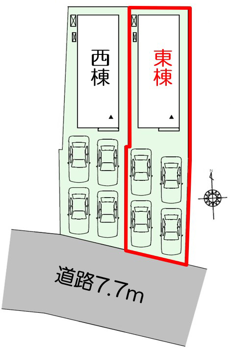 中央区高林1丁目 東棟【内覧可能!】