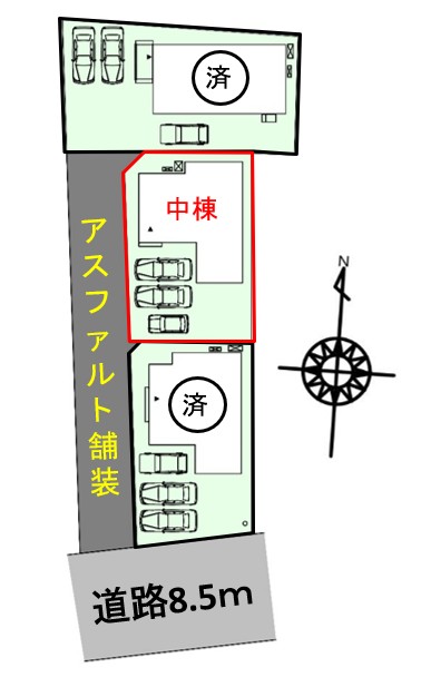 中央区志都呂町3期 中棟【内覧可能!】