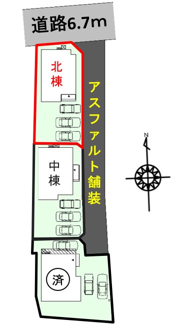 中央区中野町3期 北棟【内覧可能!】