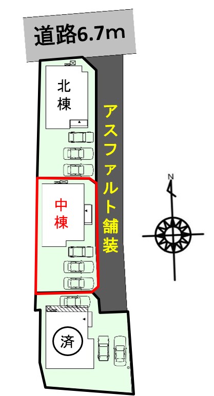 中央区中野町3期 中棟【内覧可能!】