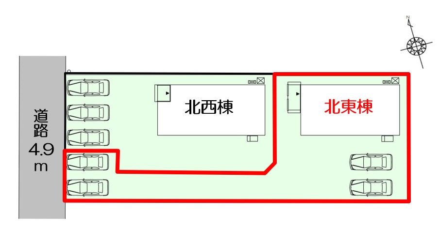 中央区寺脇町3期 北東棟【木工事】