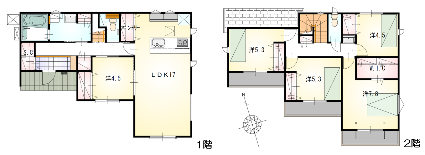 四日市市大治田三丁目　東棟【内覧可能】