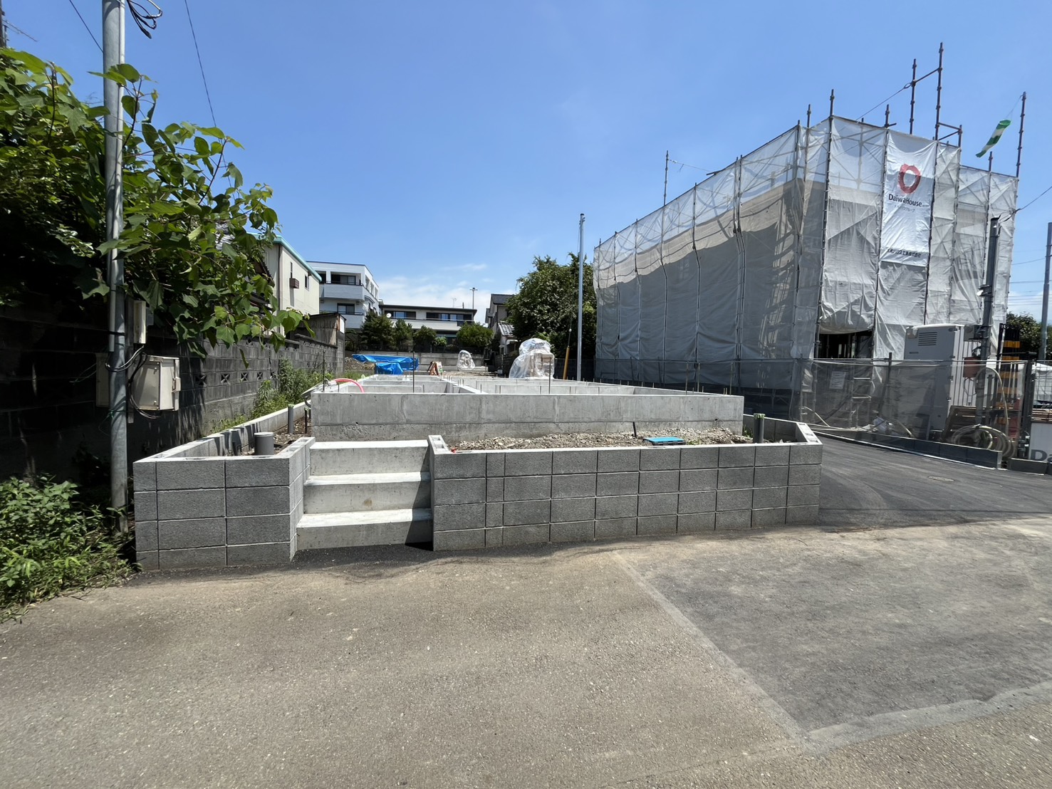 富士市伝法4期南棟【基礎工事】