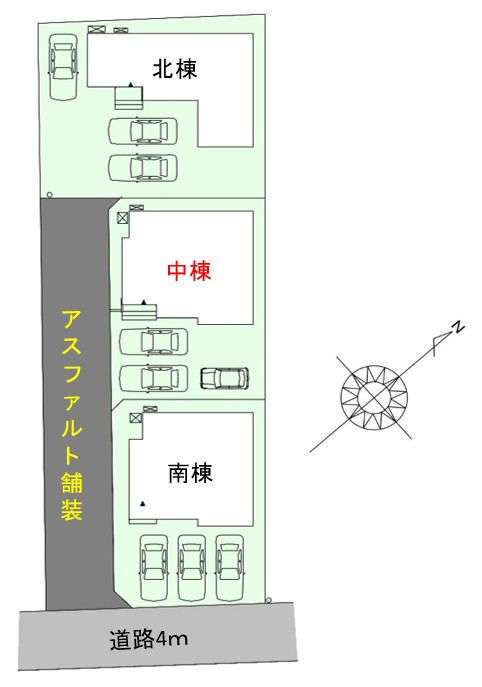 中央区泉四丁目 中棟【販売開始!】