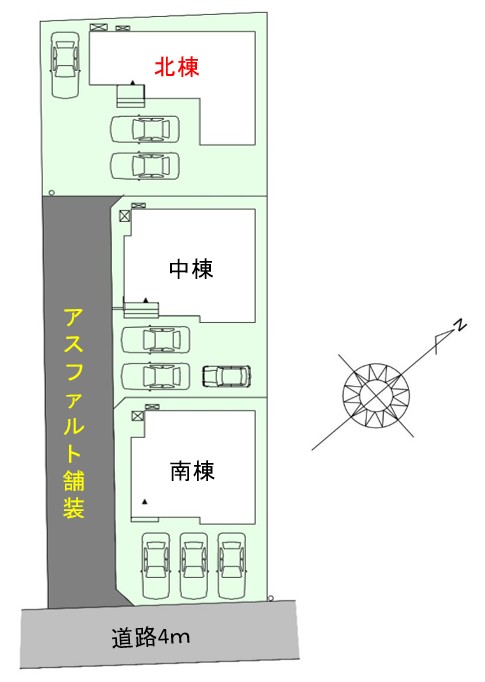 中央区泉四丁目 北棟【販売開始!】