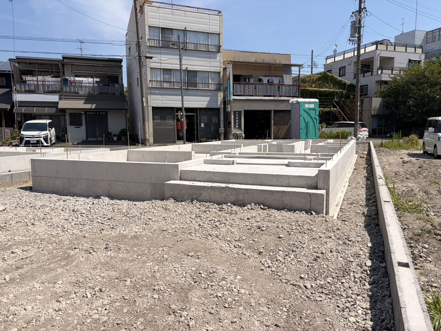 清水区永楽町 東棟【基礎工事】