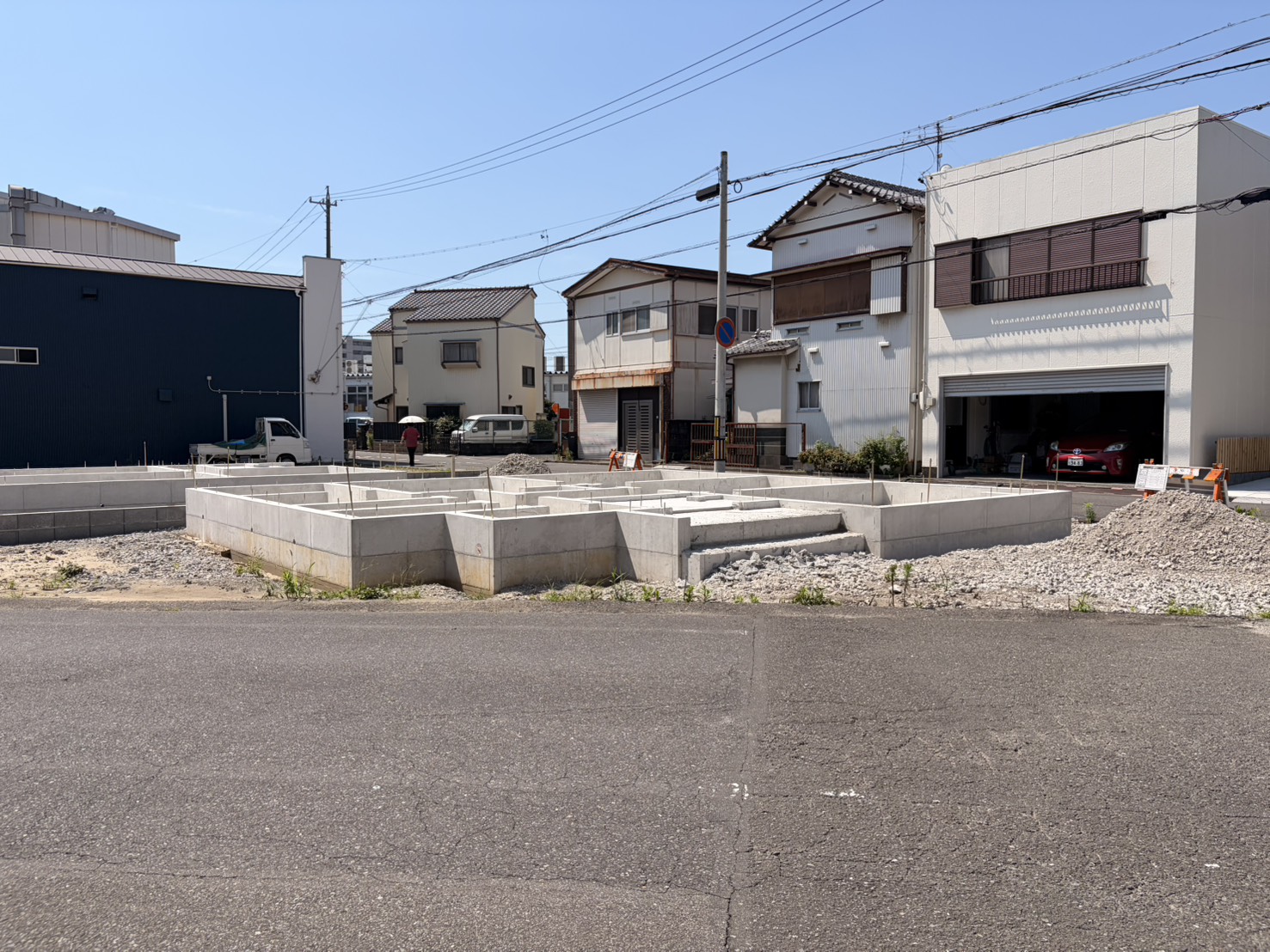 清水区永楽町 西棟【基礎工事】