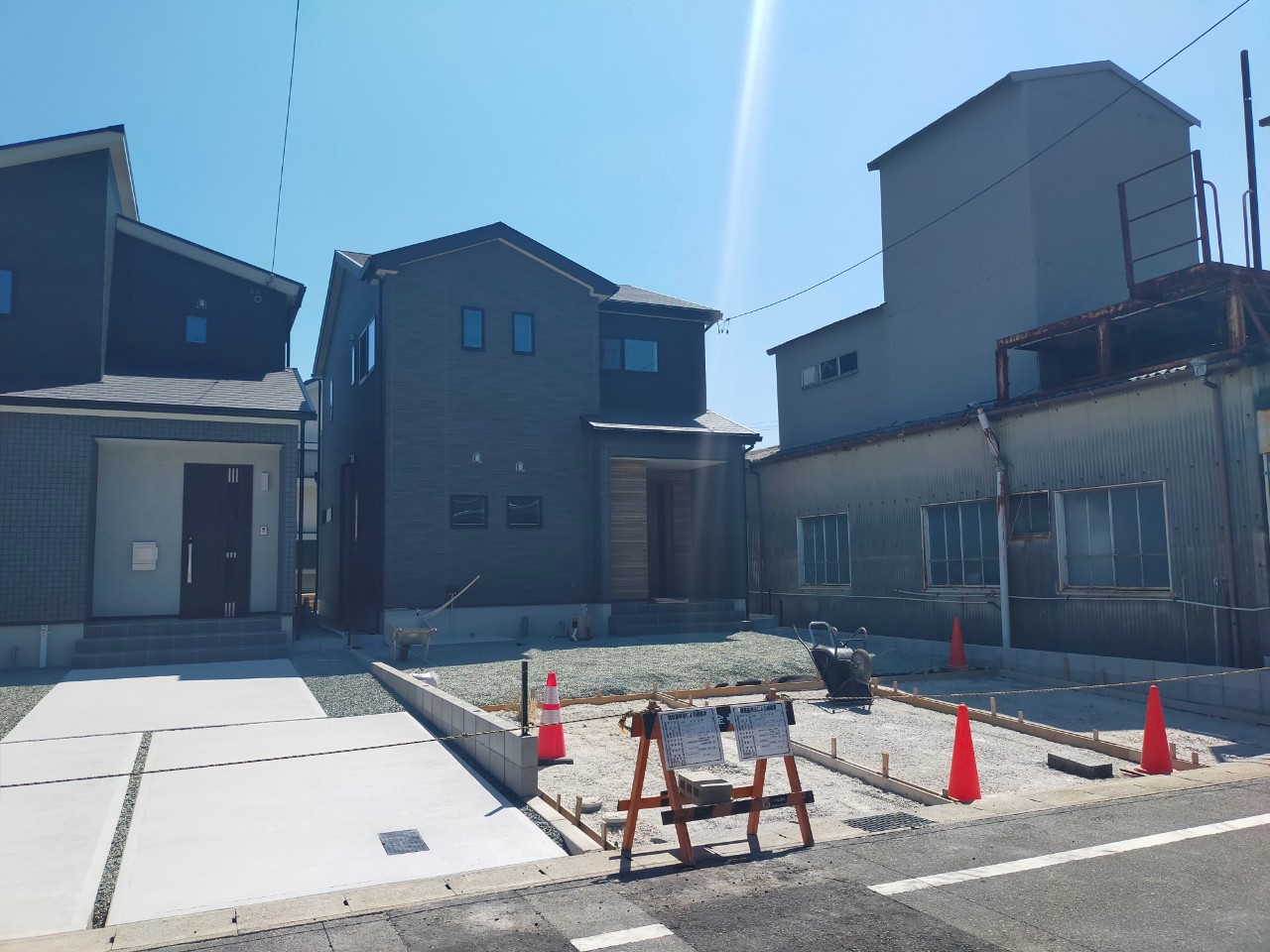 豊橋市大岩町４期 西棟【外構工事】
