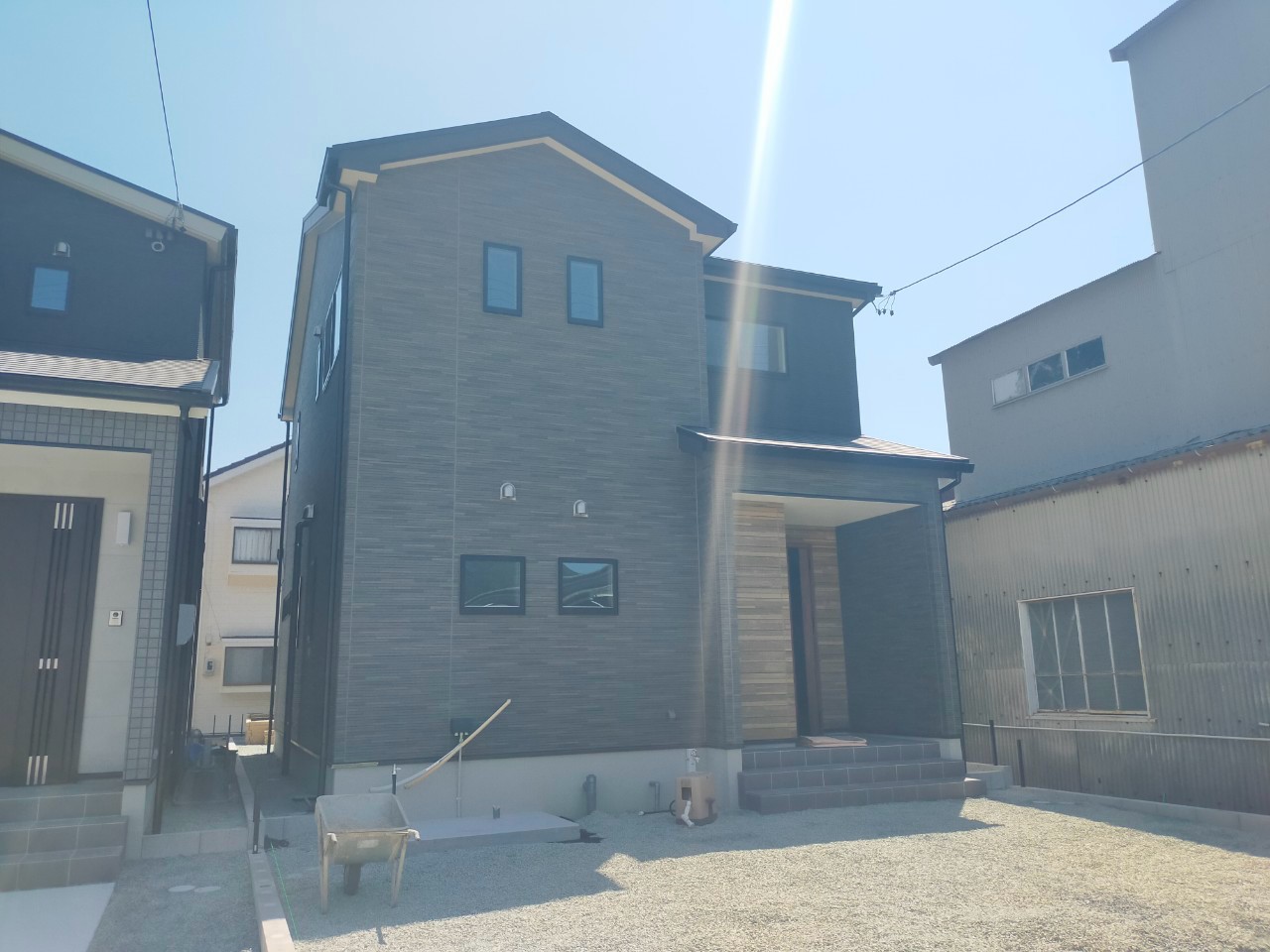 豊橋市大岩町４期 西棟【外構工事】