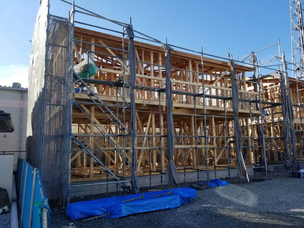 榛原郡吉田町神戸 上棟しました！ (株)不動産のおおさわ 心建設(株)